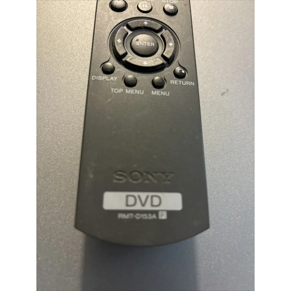 Sony DVD Remote Control RMT-D153A Black Good OEM Replacement Controller